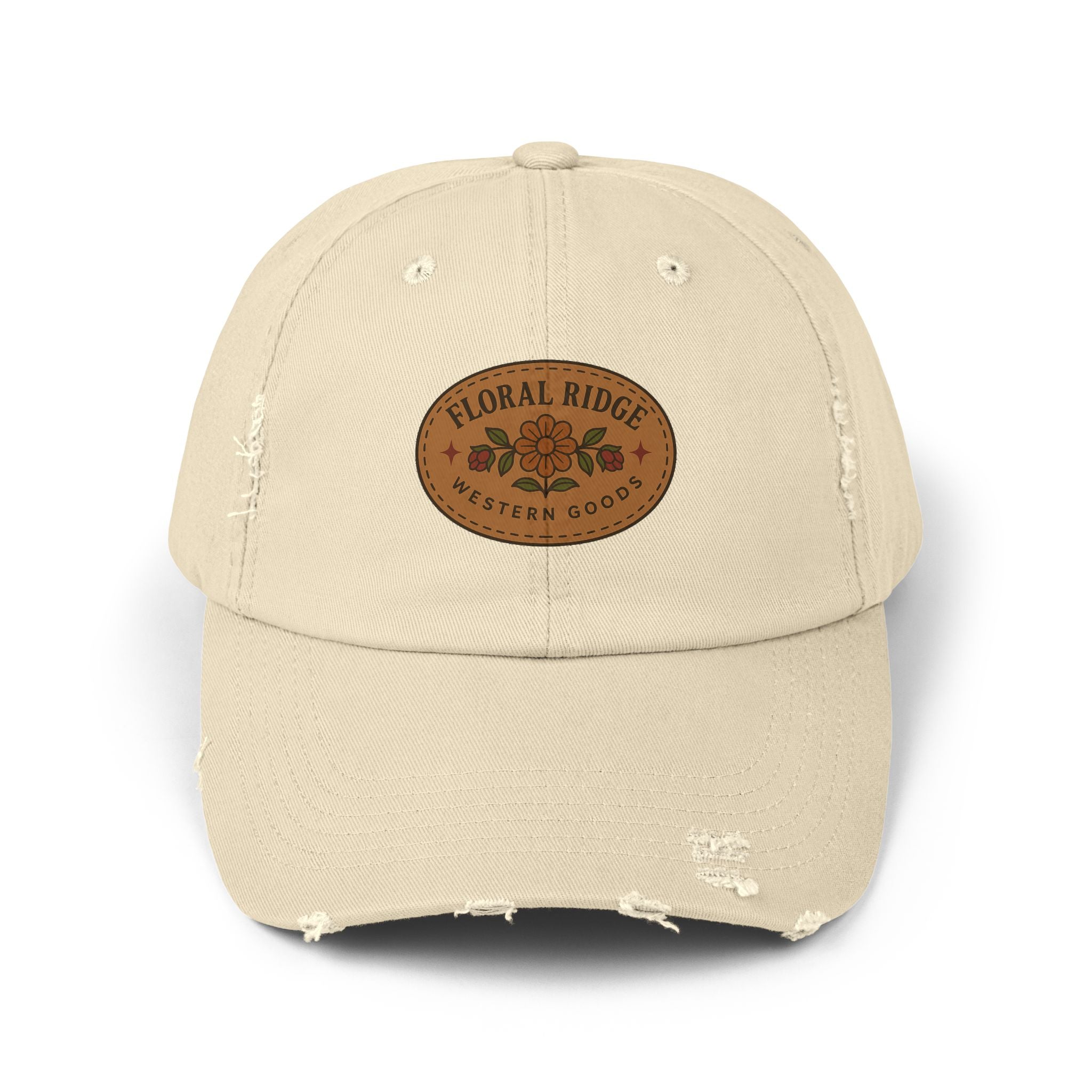 Floral Ridge Rustic Cap | Western Trucker Hat with Ojibwe Detailing