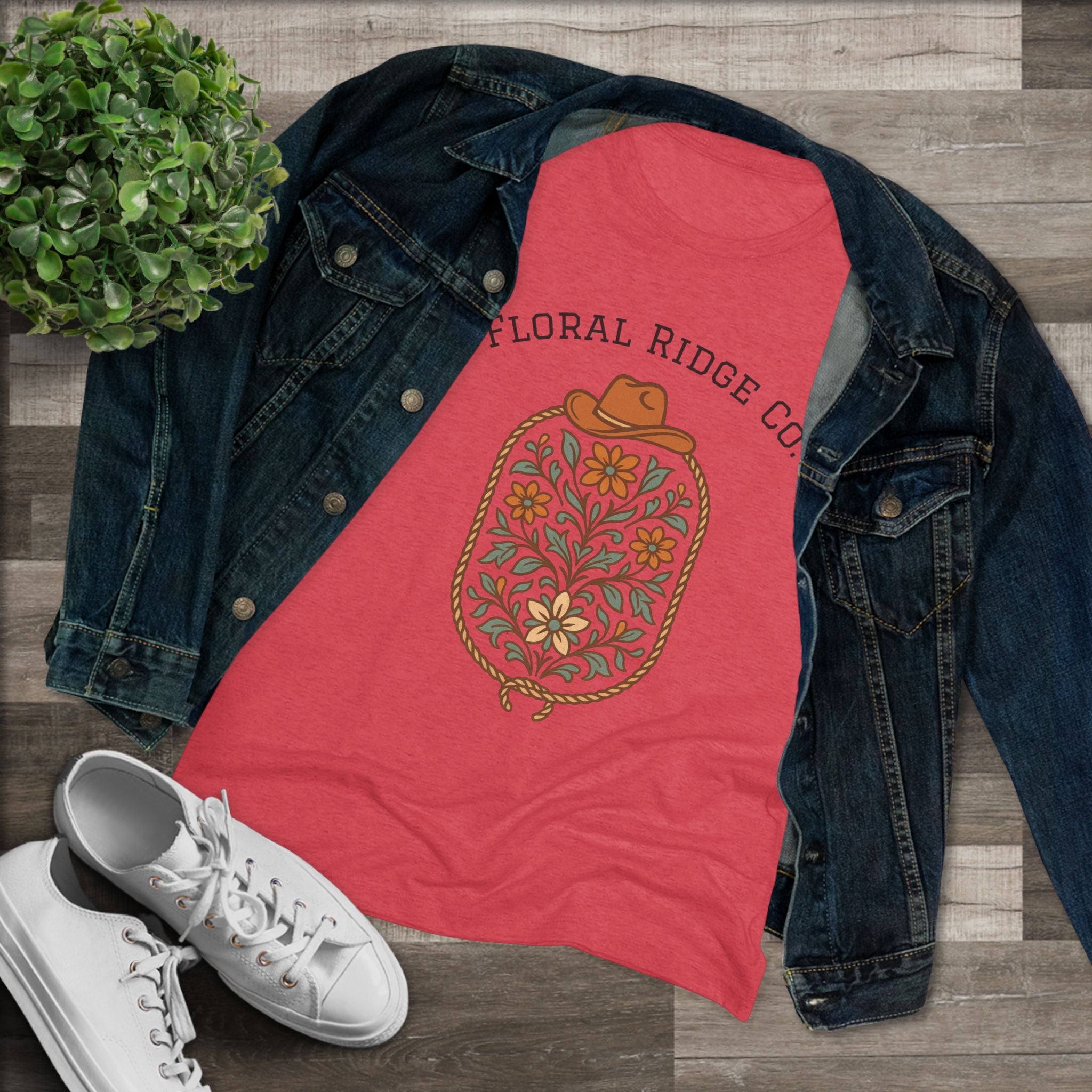Floral Ridge Vintage Style Shirt