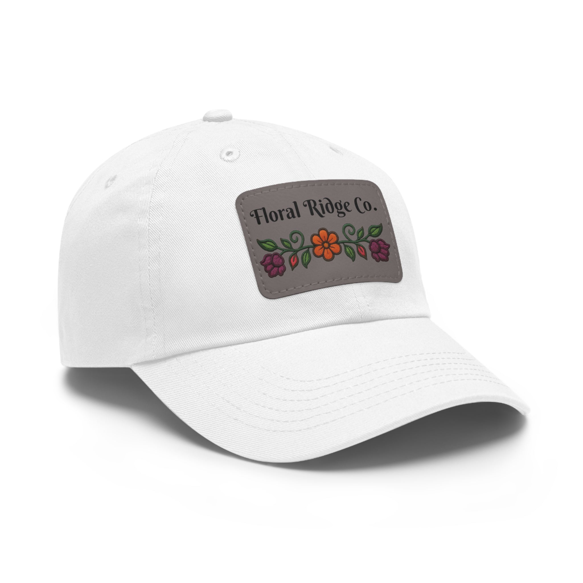 Floral Ridge Rustic Cap | Western Trucker Hat with Ojibwe Detailing