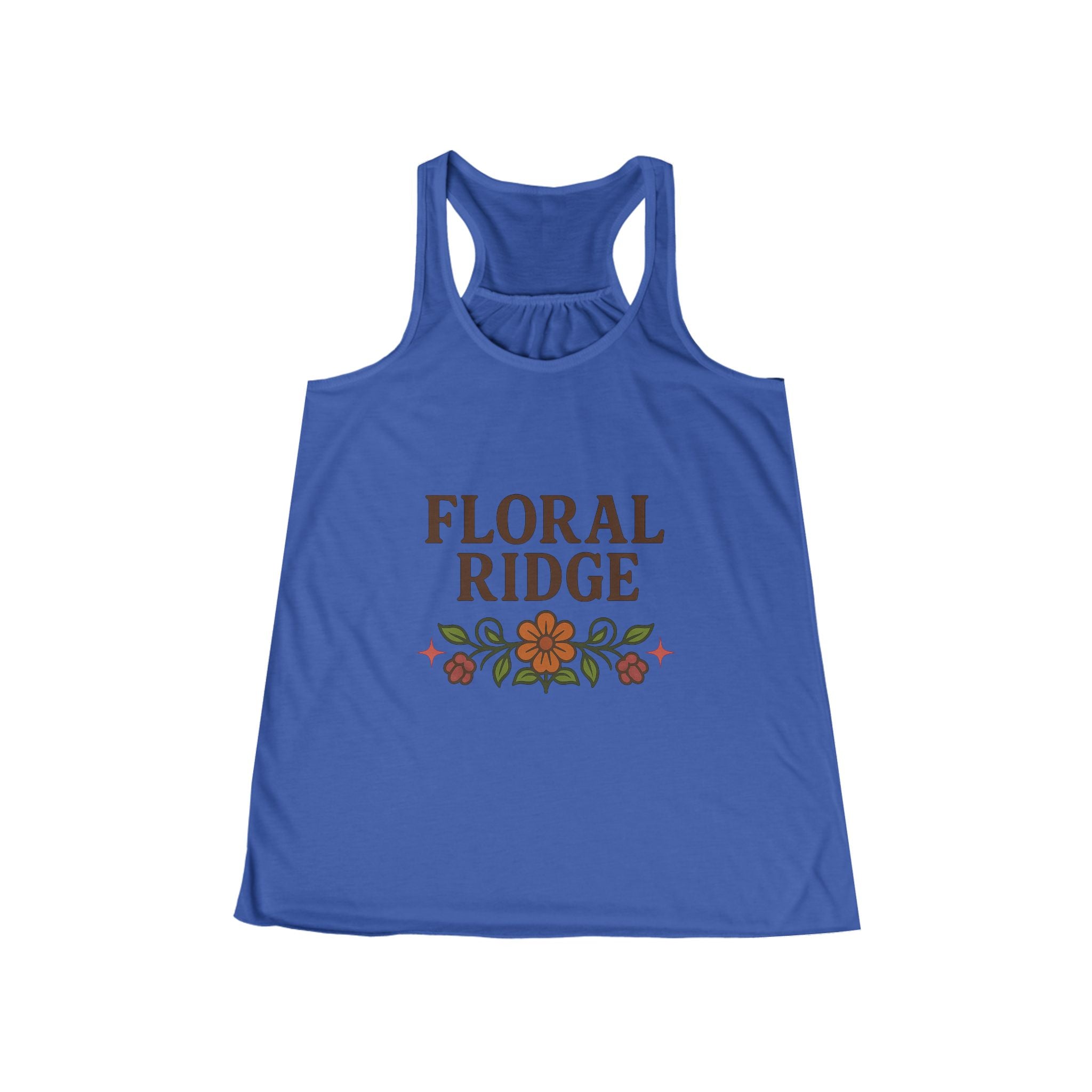 Floral Ridge Flowy Racerback Tank | Ojibwe Floral Design