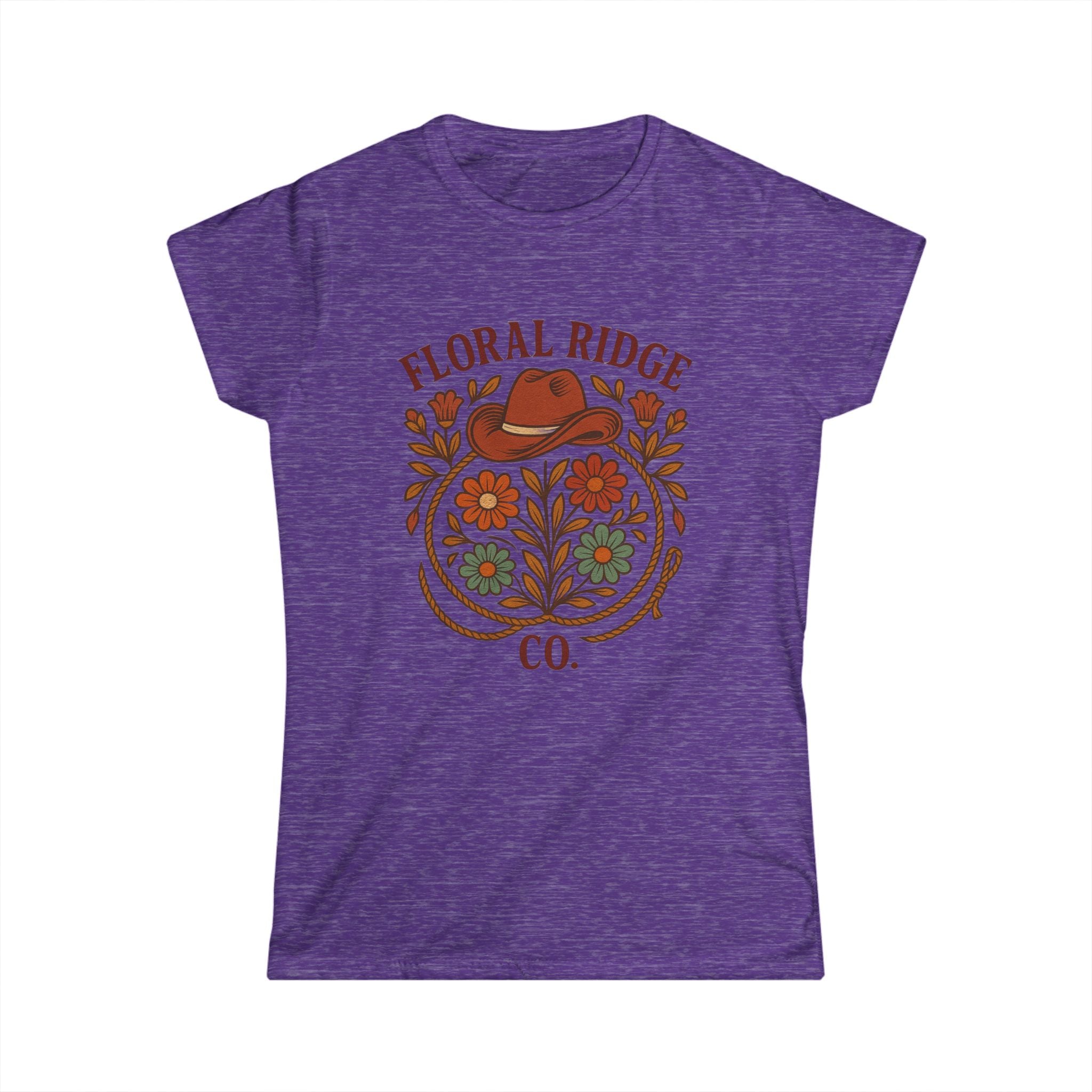 Floral Ridge Boyfriend Tee | Rustic Western Everyday Tee