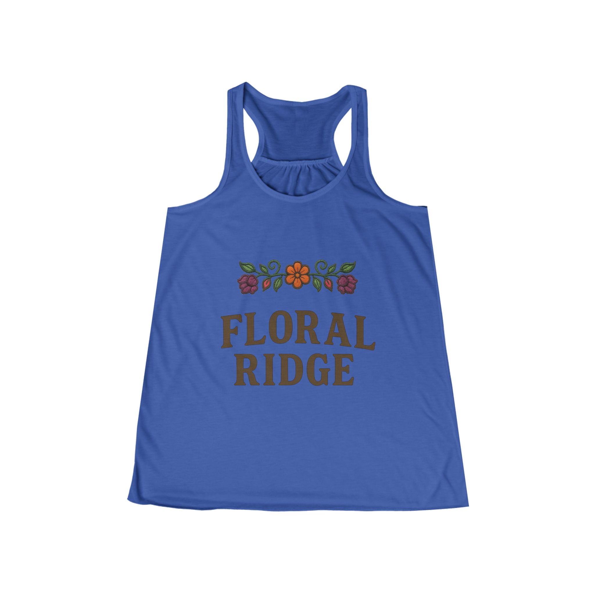 Floral Ridge Flowy Racerback Tank | Ojibwe Floral Design