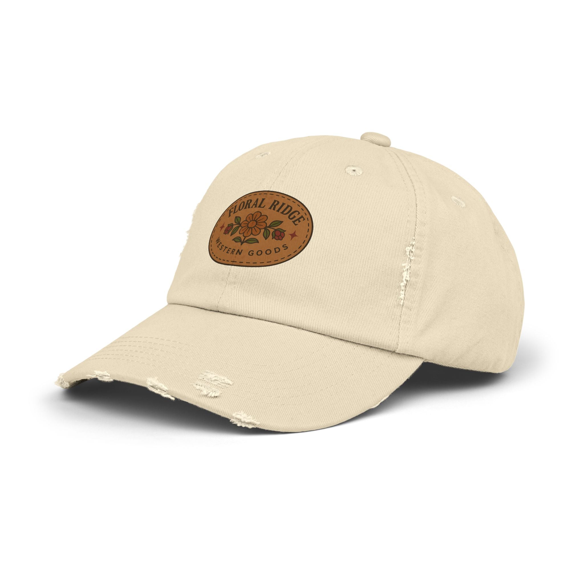Floral Ridge Rustic Cap | Western Trucker Hat with Ojibwe Detailing